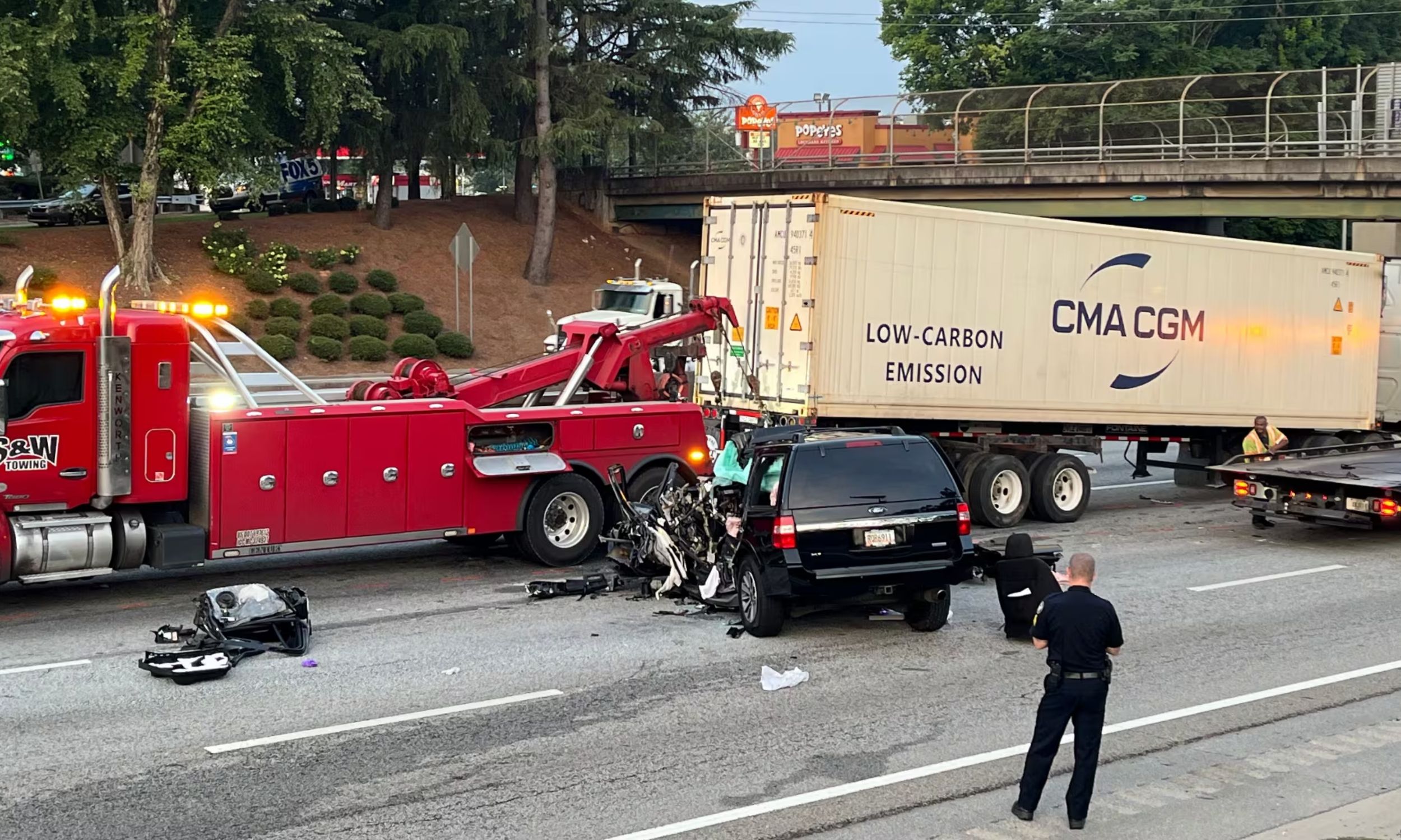 Fatal Atlanta Car Crash on I-20 Near Lee Street Leaves Community Reeling